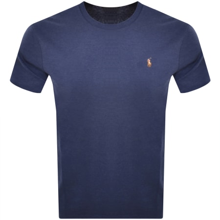 Ralph Lauren Crew Neck T Shirt Navy Mainline Menswear Denmark